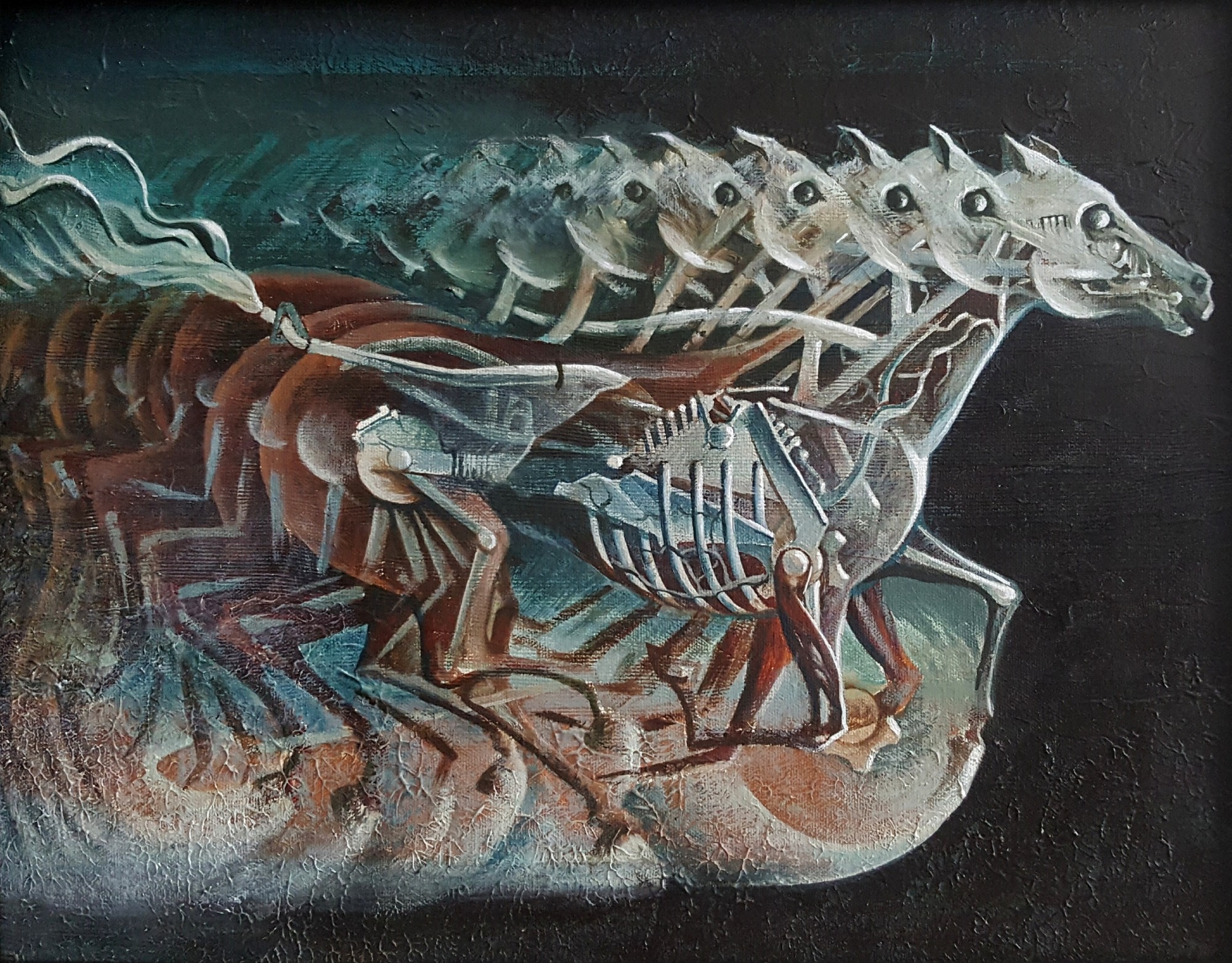 oil on canvas, 16" x 20"