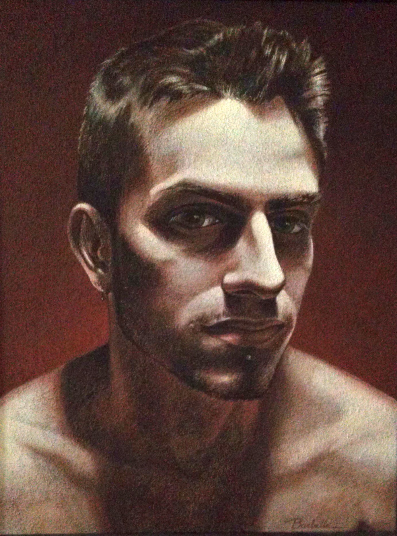 oil on canvas. 22" x 28"