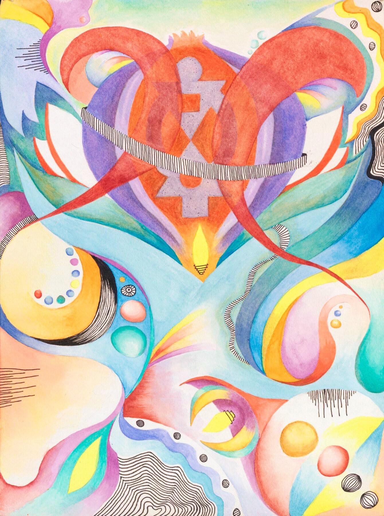 10x13 watercolor on paper