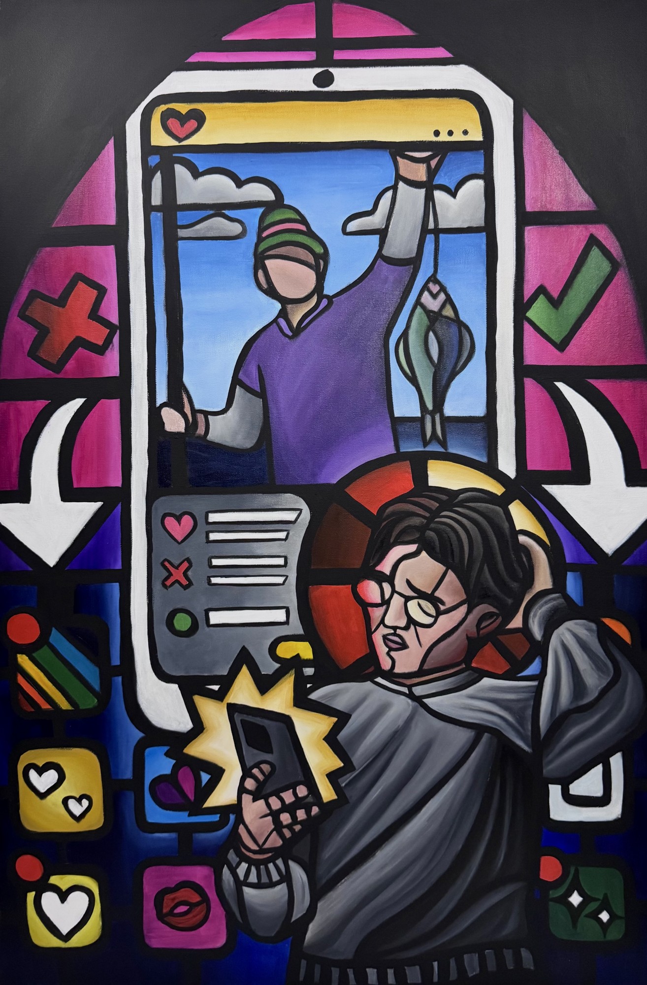 24in x 36in - Acrylic