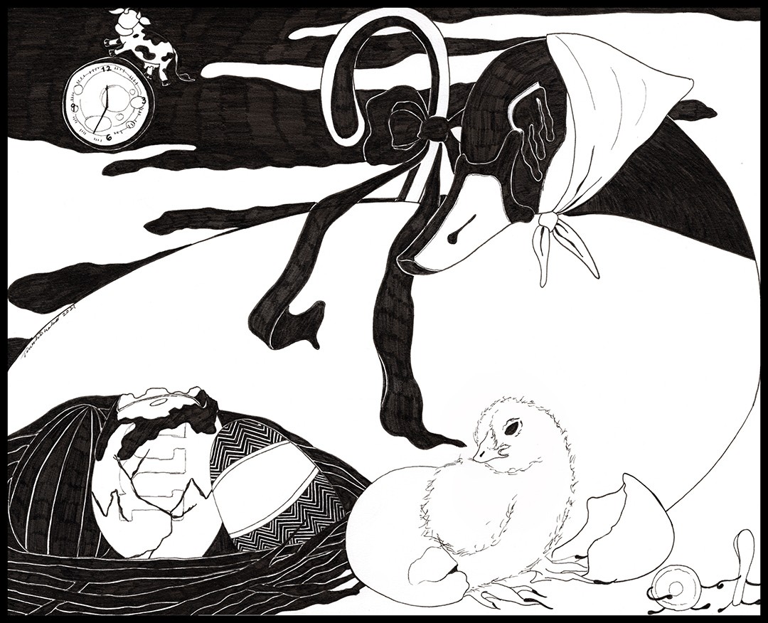 11x14 Blk Fineliner Pen 2021