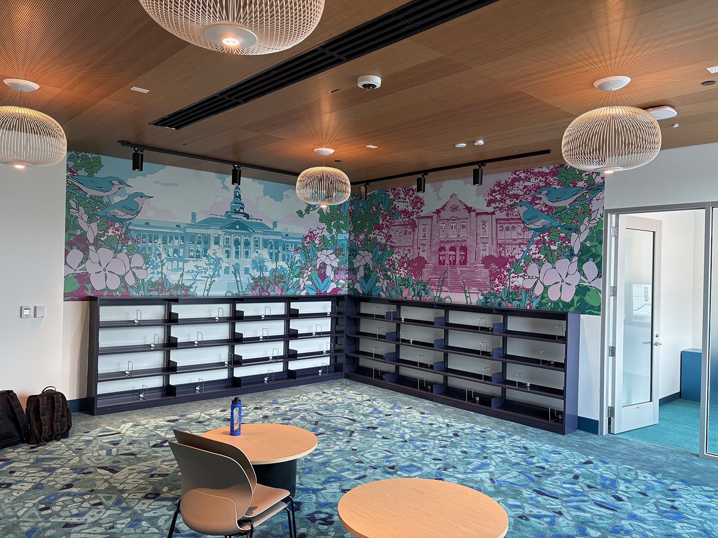 Vinyl decal designed for the North Wilming Library