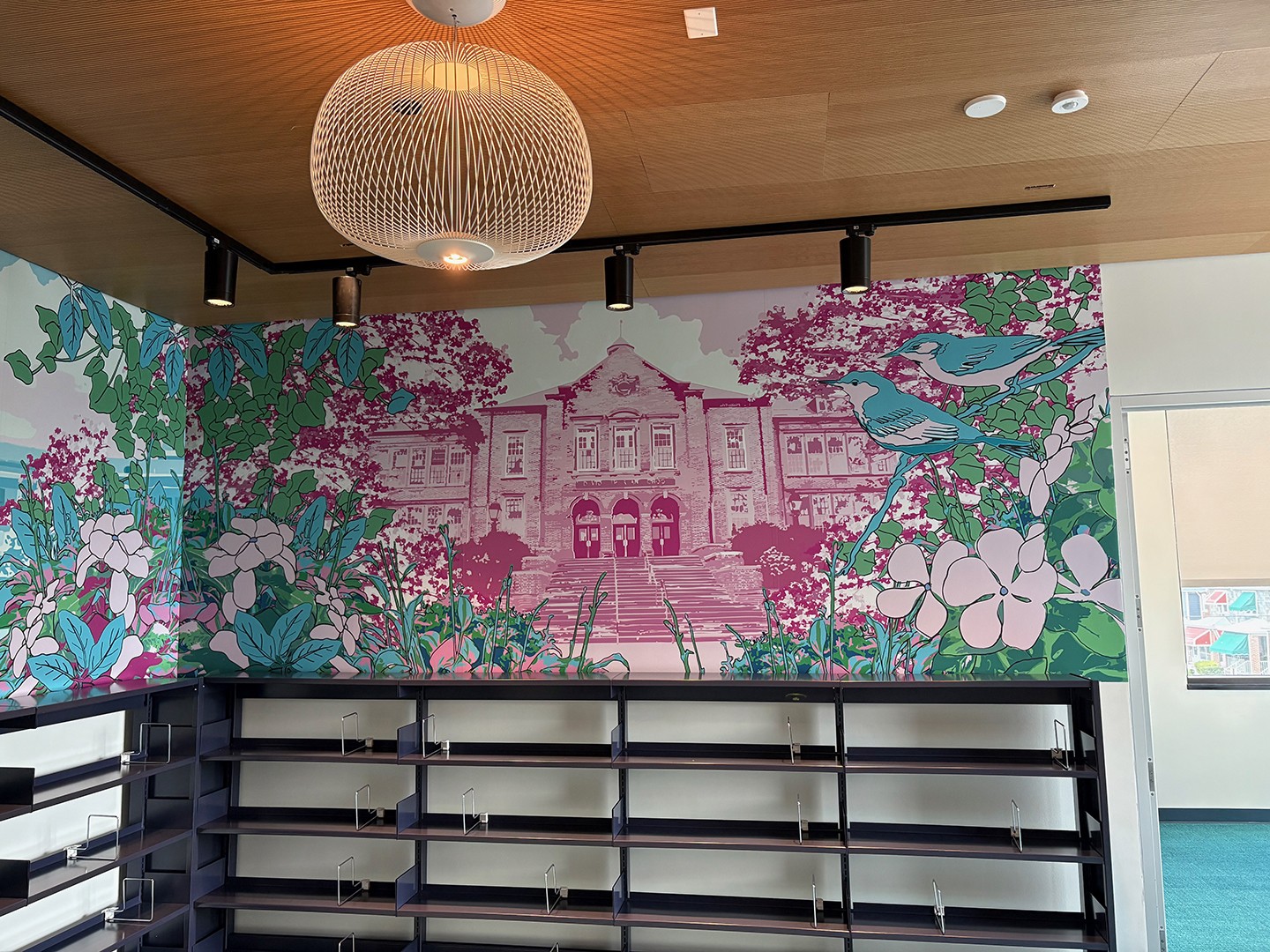 Vinyl decal designed for the North Wilming Library