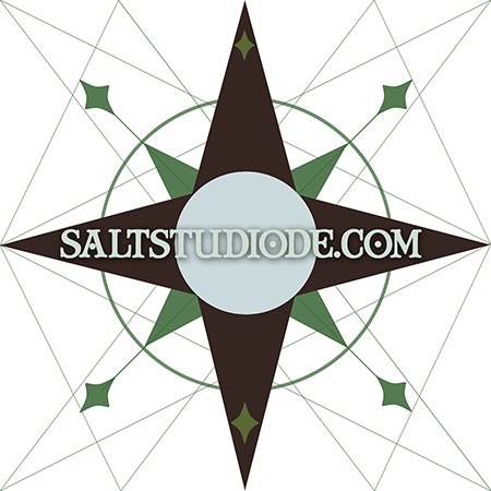 compass rose Salt Studio logo