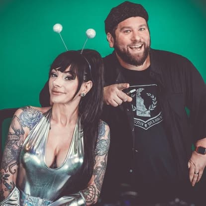 Brian Wild with actress and model Fallon Vendetta