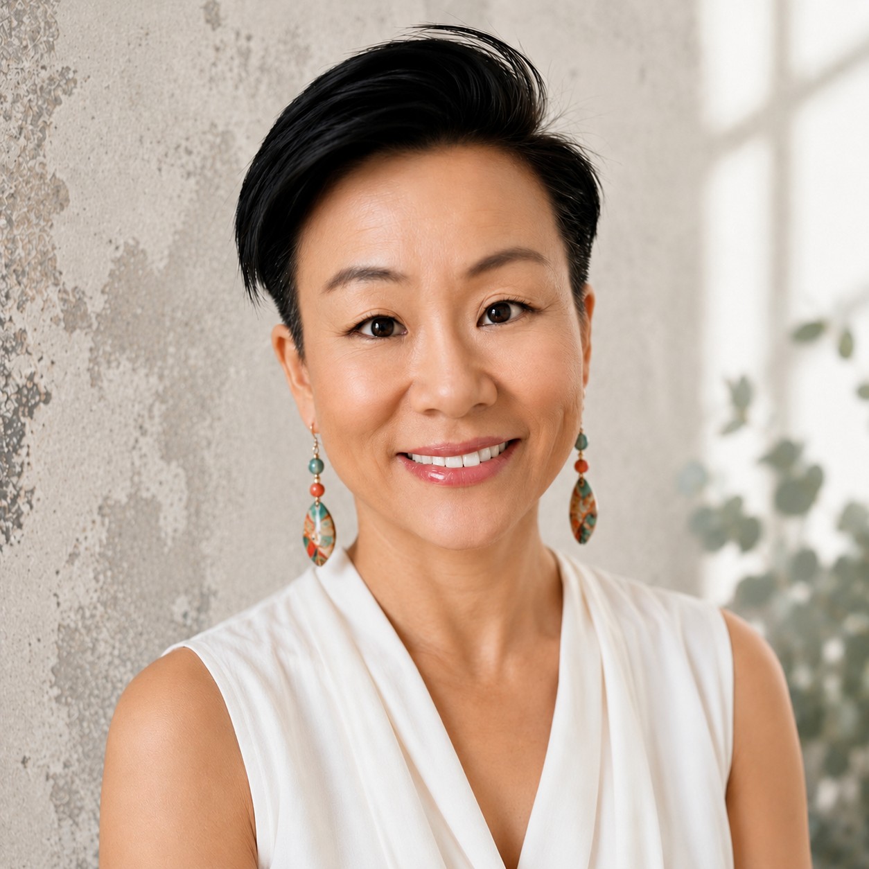 Headshot of Florence Chen, a contemporary artist