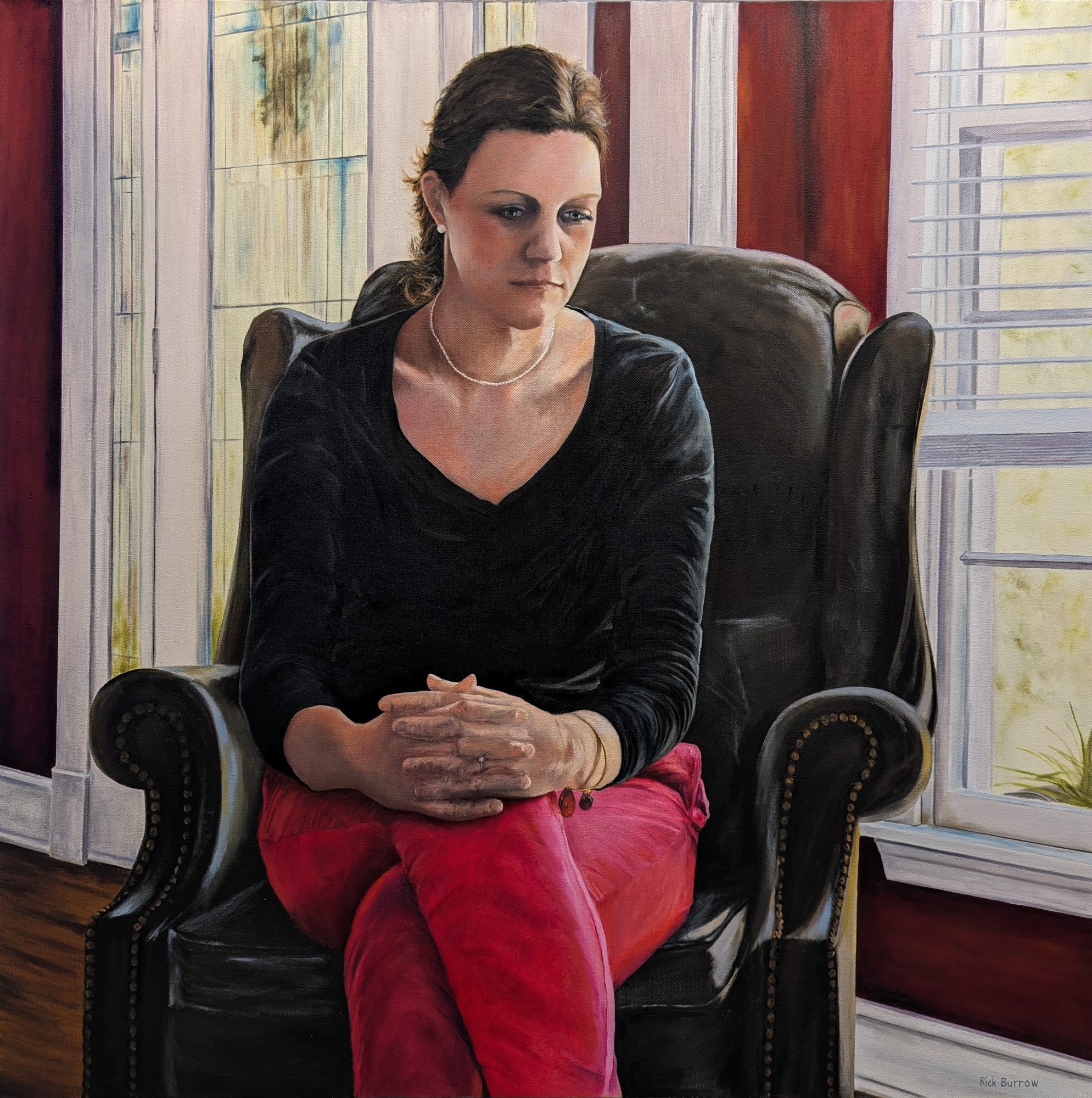 Oil on Canvas - 36" x 36"
