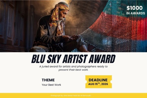 Blu Sky Artist award by Ten Moir Gallery.