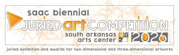 Gray, white, and orange text stating competition details, over orange geometric connecting lines on a white background.