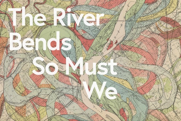 Promotional graphic for The River Bends & So Must We: In-Person Collage Artist Lab in New Orleans.