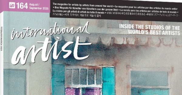 The cover of International Artist Magazine.