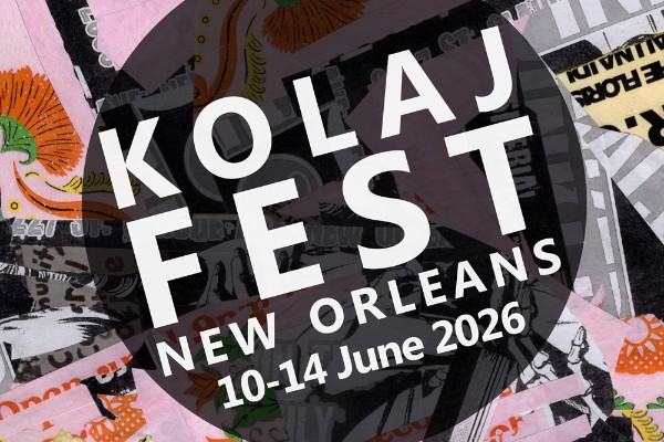 Promotional graphic for Kolaj Fest New Orleans 2026. Courtesy of the Kolaj Institute.
