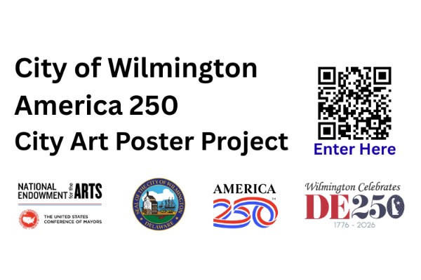 City of Wilmington America 250 City Art Poster Project QR Code
